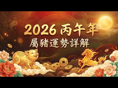 屬豬請進：2026年專屬你的命運說明書