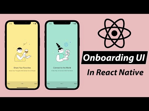 Onboarding UI in React Native