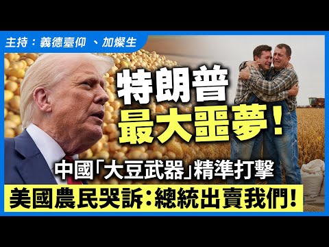 特朗普最大噩夢！中國「大豆武器」精準打擊，美國農民哭訴：總統出賣我們！