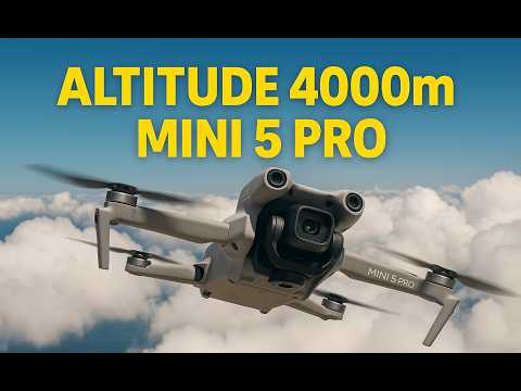DJI Mini 5 Pro | 4km Altitude Flight Test 🚀
