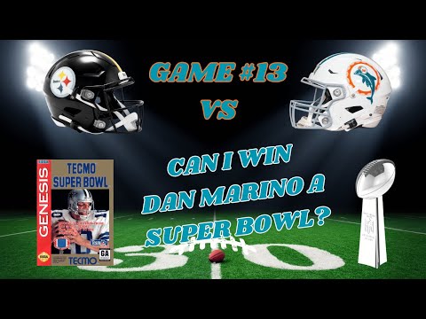 MIA v PIT game 13: Trying to win Dan Marino a Super Bowl
