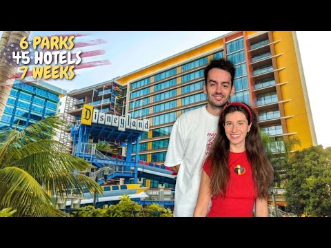 We stayed at EVERY hotel in Disneyland 