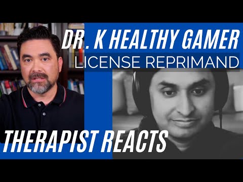 Dr. K Healthy Gamer License Reprimand