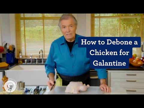 Classic French Technique | Jacques Pépin Debones a Chicken for Galantine