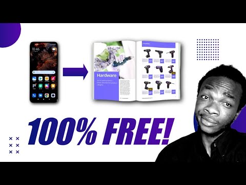 How To Design A Product Catalogue On Your Mobile Phone For FREE!!