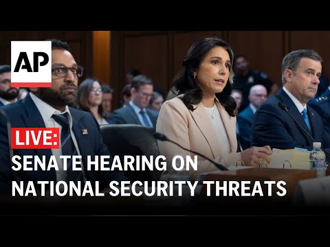 LIVE: Senate hearing on national security threats