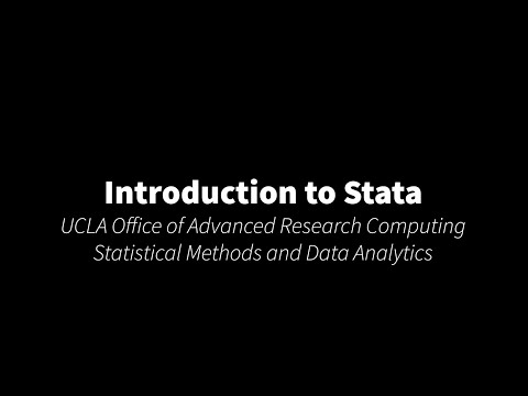 Introduction to Stata
