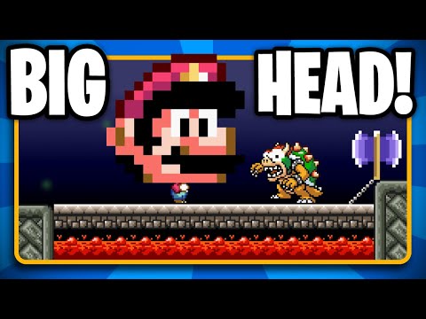 Mario, but his head is REALLY REALLY REALLY BIG?!