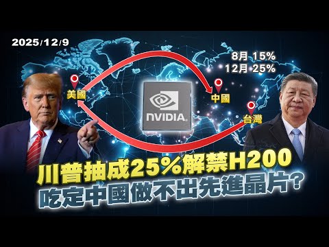 "中國輝達"寒武紀良率僅20% 川普抽成25%放行H200清庫存賺一筆? ｜公共電視 - 尖鋒對話