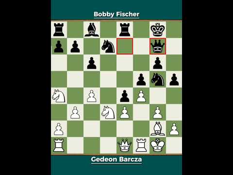 Gedeon Barcza vs Bobby Fischer ◉ Zurich International Tournament 1959 - Precision vs Experience