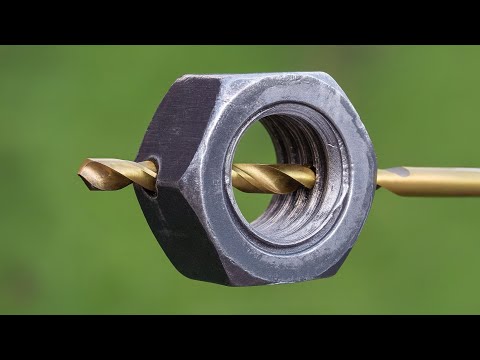 This sharpening method will amaze you! Sharpen drill bits with a bolt | razor-sharp