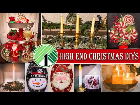 10 Minute DIY Dollar Tree Christmas Decorations That Look EXPENSIVE