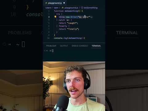 try catch is confusing #programming #javascript