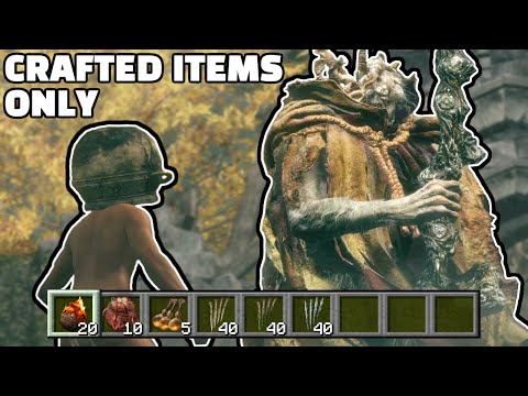 Can you beat Elden Ring using ONLY crafted items?
