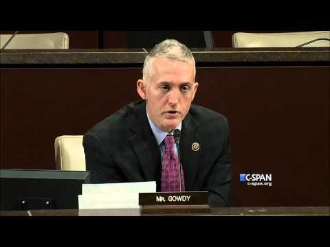 Rep. Trey Gowdy (R-SC) questions State Department on Benghazi (C-SPAN)