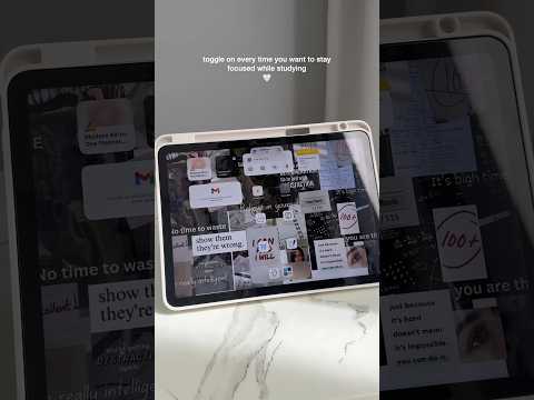 The ultimate iPad productivity setup - study mode tutorial π§ #apple #ipad #productivity #setup
