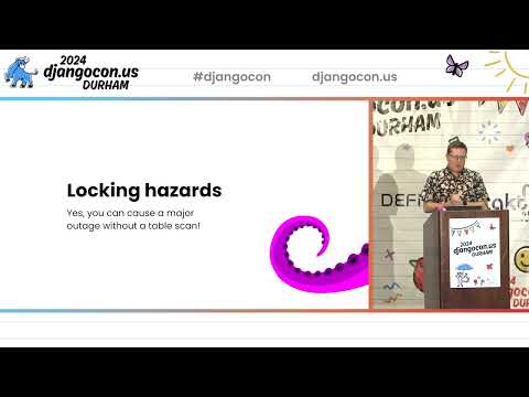 DjangoCon US 2024: Deploying Django migrations at Kraken scale with Tim Bell