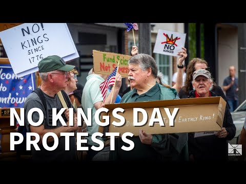'No Kings' protests take place in thousands of cities across the US
