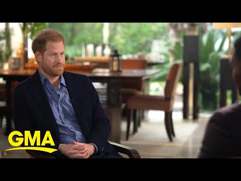Prince Harry on grieving Princess Diana and how military service saved him l GMA