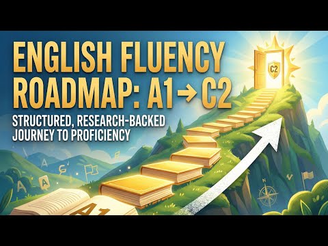 The Complete English Fluency Roadmap: A Structured Guide from Beginner (A1) to Mastery (C2)