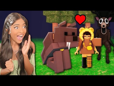 I Made a Doggy Friend in 99 Nights in the Forest!!