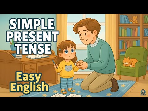 Learn Simple Present Tense with Easy English Practice for Beginners | Daily Routine Sentences
