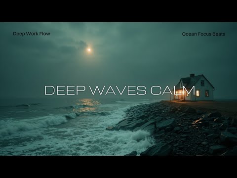 Serene Study & Work Beats ~ Flow State Ocean Ambience for Deep Concentration