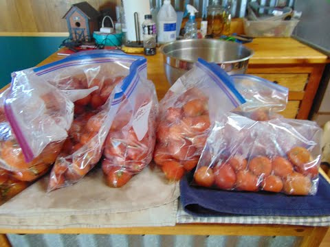Canning Frozen Tomatoes