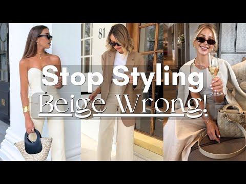 STOP Styling Beige Wrong! | 7 Neutral Color Combos That Scream RICH MOM Style in 2025