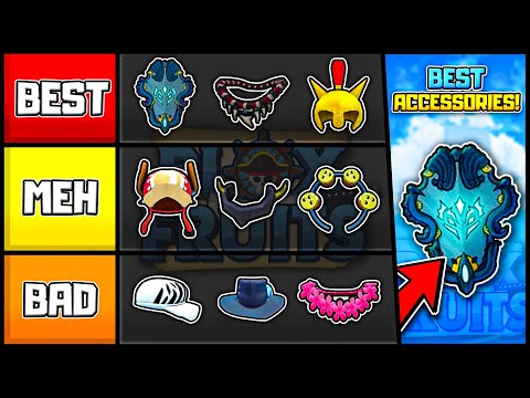 Ranking & Showcasing All Accessories In Blox Fruits! *UPDATE 20* | Tier List