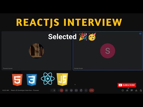 ReactJS developer Interview 2024 | Frontend interview | selected🎉 | Fresher reactjs interview series