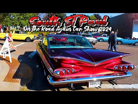 AMAZING CLASSIC CARS! South Saint Paul Classic Car Show 2024. Street Rods, Street Machines, Hot Rods