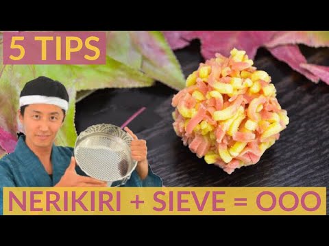 How to make Nerikiri Kinton | Japanese desserts, Wagashi
