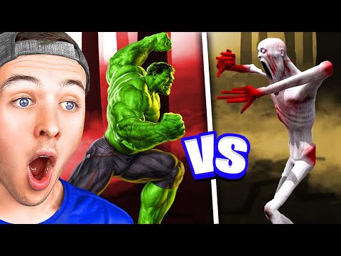Reacting to SCPs vs SUPER HEROES (SHY GUY)