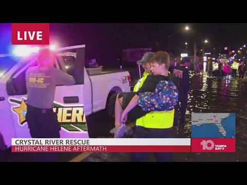 Families rescued in Citrus County after Helene landfall