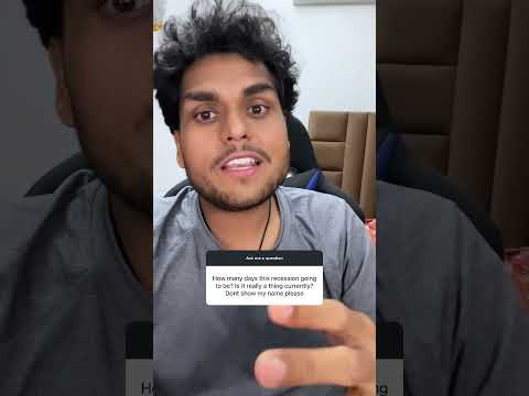 When will recession end?