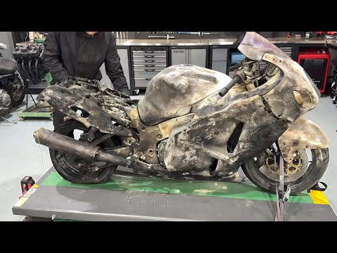 The spectacular restoration of the Suzuki Hayabusa – Devolver el “avión terrestre” a una nueva vida.