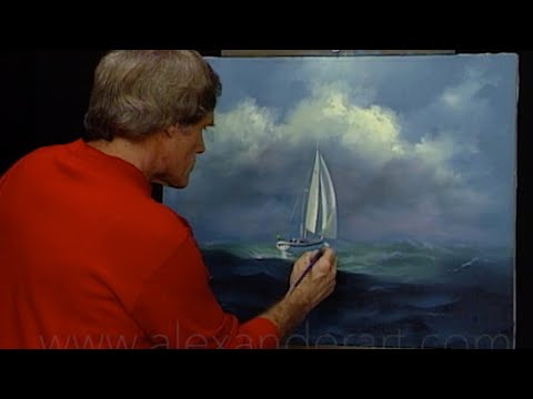 How to Paint a Sailboat and Ocean by Master Artist, Buck Paulson