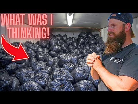 Buying a storage unit FULL OF TRASH bags… you won’t believe what’s inside