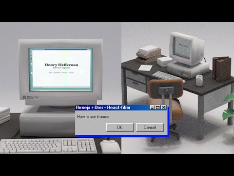 How To Use iframes With Threejs (React-fiber + drei)