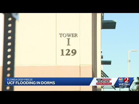 Chilled water system temporarily displaces UCF students from dorms on campus