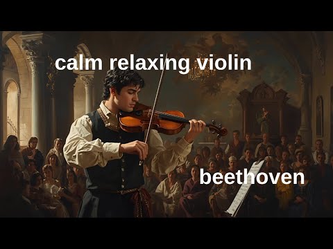 Relaxing violin music.  Beethoven violin concerto in Dmajor Op.61