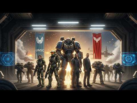PART 2: What If The Halo Ship UNSC Infinity (INF-101) With Master Chief Entered Warhammer 40k?