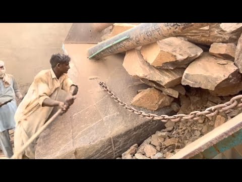 WORLD'S BIGGEST Rock Crusher DESTROYSGIANT Mountain Stone!#crushing #viralvideo 🥵