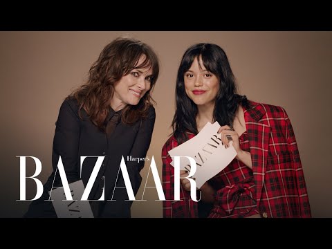 Winona Ryder & Jenna Ortega Quiz How Well They Know Each Other | All About Me | Harper's BAZAAR