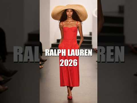❤️ RALPH LAUREN коллекция весна-лето 2026 на Неделе моды в Нью-Йорке #fashion #мода2026 #ralphlauren
