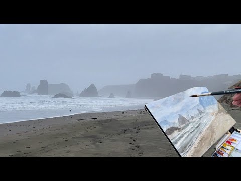 Painting the OREGON COAST in PLEIN AIR