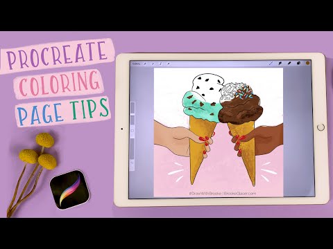 Procreate Coloring Page Tutorial