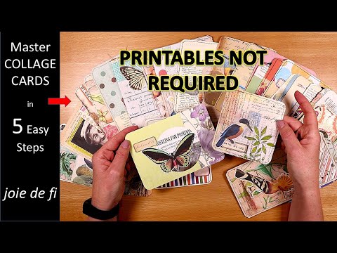 Mastering the ART of COLLAGE CARDS 😁5 Steps I Use Works Every Time ✅