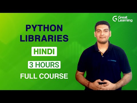 Python Libraries in Hindi | Python Programming | Python Libraries for Beginners | Great Learning